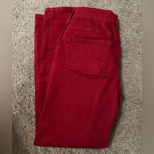 Maurices Red Skinny Pants